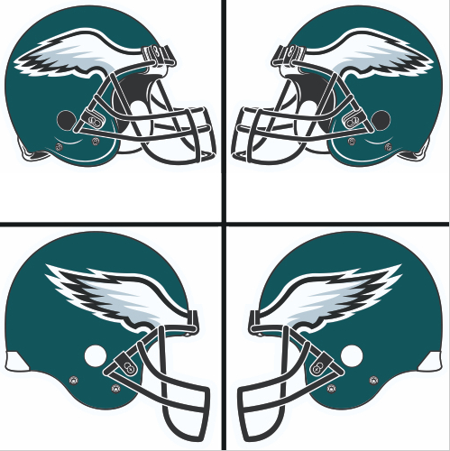 Philadelphia Eagles Helmet Logo iron on paper